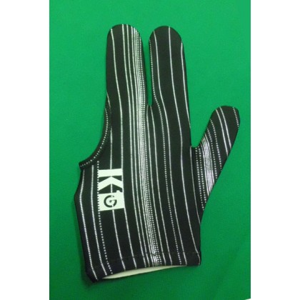 3 Finger Black Strip Glove 