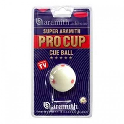 2.1/4" Super Pro Cup 6 Red Dots Cue Ball 