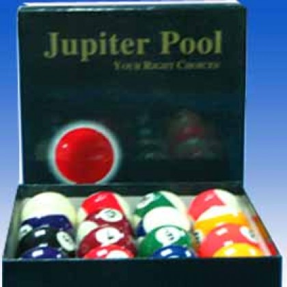 2.1/16" Jupiter Pool Ball Set 